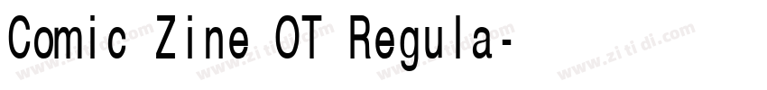 Comic Zine OT Regula字体转换